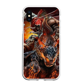 Чехол для iPhone XS Max матовый с принтом Демон-Всадник (Darksiders) в Тюмени, Силикон | Область печати: задняя сторона чехла, без боковых панелей | 2019 | 666 | anime | darksiders | demon | game | marvel | phantom | аниме | википедия | демон | доспехи | духи | дьявол | игра | лошадь | магия | марвел | меч | мистика | огненная | фэнтази | фэнтези | цепь | эзотерика | япония