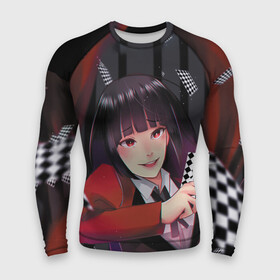 Мужской рашгард 3D с принтом kakegurui yumeko art в Тюмени,  |  | anime | compulsive gambler | kakegurui | manga | аниме | безумный азарт | дзябами | карты | манга | покер | скучная девушка | юмэко джабами