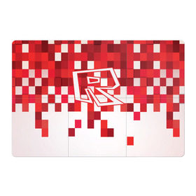 Магнитный плакат 3Х2 с принтом Roblox в Тюмени, Полимерный материал с магнитным слоем | 6 деталей размером 9*9 см | Тематика изображения на принте: dynablocks | roblox | robux | белый | блоки | вселенная | герои | красный | кубики | роблокс | симулятор