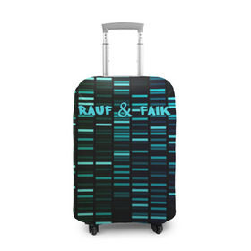 Чехол для чемодана 3D с принтом Rauf & Faik в Тюмени, 86% полиэфир, 14% спандекс | двустороннее нанесение принта, прорези для ручек и колес | faik | rauf | азербайджан | баку | детство | мирзаевы | рауф | фаик