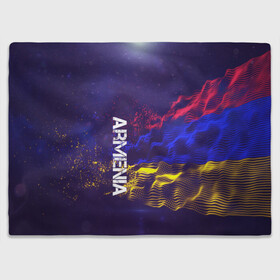 Плед 3D с принтом Armenia(Армения) в Тюмени, 100% полиэстер | закругленные углы, все края обработаны. Ткань не мнется и не растягивается | armenia | flag | urban | армения | город | мир | путешествие | символика | страны | флаг | флаги
