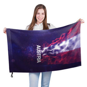 Флаг 3D с принтом Austria(Австрия) в Тюмени, 100% полиэстер | плотность ткани — 95 г/м2, размер — 67 х 109 см. Принт наносится с одной стороны | austria | flag | urban | австрия | город | мир | путешествие | символика | страны | флаг | флаги
