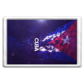 Магнит 45*70 с принтом Cuba(Куба) в Тюмени, Пластик | Размер: 78*52 мм; Размер печати: 70*45 | cuba | flag | urban | город | куба | мир | путешествие | символика | страны | флаг | флаги