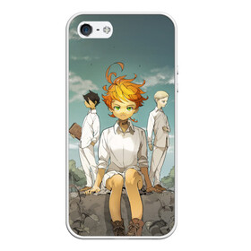 Чехол для iPhone 5/5S матовый с принтом The Promised Neverland в Тюмени, Силикон | Область печати: задняя сторона чехла, без боковых панелей | anime | the promised neverland | yakusoku no neverland | аниме | изабелла | манга | норман | обещание волшебной стране | рэй | эмма