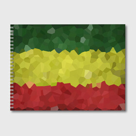 Альбом для рисования с принтом Эфиопия в Тюмени, 100% бумага
 | матовая бумага, плотность 200 мг. | 420 | 4:20 | боб марли | раста | растаман | эвиопия