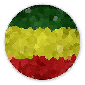 Коврик круглый с принтом Эфиопия в Тюмени, резина и полиэстер | круглая форма, изображение наносится на всю лицевую часть | Тематика изображения на принте: 420 | 4:20 | боб марли | раста | растаман | эвиопия