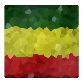 Магнитный плакат 3Х3 с принтом Эфиопия в Тюмени, Полимерный материал с магнитным слоем | 9 деталей размером 9*9 см | Тематика изображения на принте: 420 | 4:20 | боб марли | раста | растаман | эвиопия