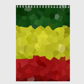 Скетчбук с принтом Эфиопия в Тюмени, 100% бумага
 | 48 листов, плотность листов — 100 г/м2, плотность картонной обложки — 250 г/м2. Листы скреплены сверху удобной пружинной спиралью | Тематика изображения на принте: 420 | 4:20 | боб марли | раста | растаман | эвиопия