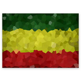 Поздравительная открытка с принтом Эфиопия в Тюмени, 100% бумага | плотность бумаги 280 г/м2, матовая, на обратной стороне линовка и место для марки
 | Тематика изображения на принте: 420 | 4:20 | боб марли | раста | растаман | эвиопия