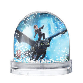 Снежный шар с принтом Как приручить дракона в Тюмени, Пластик | Изображение внутри шара печатается на глянцевой фотобумаге с двух сторон | dragon | беззубик | викинги | дракон | мульт | мультфильм | фэнтези