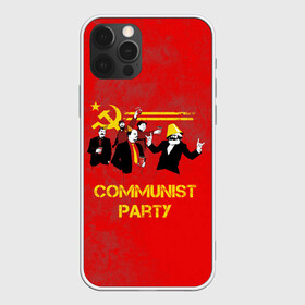 Чехол для iPhone 12 Pro с принтом Communist party в Тюмени, силикон | область печати: задняя сторона чехла, без боковых панелей | вечеринка | звезда | кастро | коммунизм | коммунист | коммунистическая | ленин | мао | маркс | молот | партия | рауль | серп | сталин | тусовка | ульянов | фидель | цзиньпин | цзэдун | энгельс
