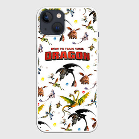 Чехол для iPhone 13 с принтом Как приручить дракона в Тюмени,  |  | dragon | беззубик | викинги | дракон | мульт | мультфильм | фэнтези