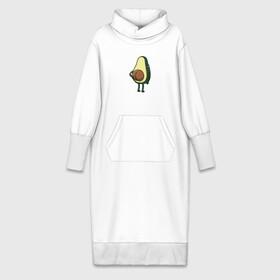 Платье удлиненное хлопок с принтом Авокадо в Тюмени,  |  | косточка | овощ | попка | фрукт