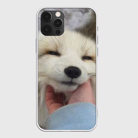 Чехол для iPhone 12 Pro Max с принтом Лисенок в Тюмени, Силикон |  | Тематика изображения на принте: голова | животные | лиса | мордочка | пасть | природа | рыжая | улыбается | улыбка | язык