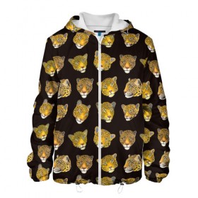 Мужская куртка 3D с принтом Леопарды в Тюмени, ткань верха — 100% полиэстер, подклад — флис | прямой крой, подол и капюшон оформлены резинкой с фиксаторами, два кармана без застежек по бокам, один большой потайной карман на груди. Карман на груди застегивается на липучку | animal | big | cat | cats | leopard | nature | pattern | predator | wild | дикий | животное | кошка | кошки | леопард | леопарды | паттерн | природа | узор | хищник | хищники