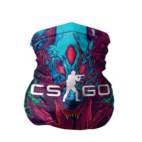 Бандана-труба 3D с принтом CS-GO Hyper Beast в Тюмени, 100% полиэстер, ткань с особыми свойствами — Activecool | плотность 150‒180 г/м2; хорошо тянется, но сохраняет форму | 2019 | computer game | counter strike | cs | cs go | csgo | dota | dota2 | game | howl | hyperbeast | warning | автомат | вой | го | игрок | компьютерная игра | контр страйк | контра | кс | оружие | турнир