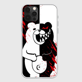 Чехол для iPhone 12 Pro с принтом MONOKUMA в Тюмени, силикон | область печати: задняя сторона чехла, без боковых панелей | ahegao | anime | bear | blood | danganronpa | derector | despair | girls | happy | havoc | manga | monokuma | panda | red | robot | trigger | ultra | аниме | ахегао | директор | кровь | манга | медведь | монокума | панда | робот