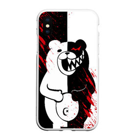 Чехол для iPhone XS Max матовый с принтом MONOKUMA в Тюмени, Силикон | Область печати: задняя сторона чехла, без боковых панелей | Тематика изображения на принте: ahegao | anime | bear | blood | danganronpa | derector | despair | girls | happy | havoc | manga | monokuma | panda | red | robot | trigger | ultra | аниме | ахегао | директор | кровь | манга | медведь | монокума | панда | робот