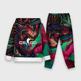 Детский костюм 3D (с толстовкой) с принтом CS GO  hyper beast skin в Тюмени,  |  | Тематика изображения на принте: beast | counterstike | csgo | hyper | hyperbeast | m4a1s | steam | винтовка | контра | кс | ксго | шмотки