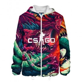 Мужская куртка 3D с принтом CS GO hyper beast skin в Тюмени, ткань верха — 100% полиэстер, подклад — флис | прямой крой, подол и капюшон оформлены резинкой с фиксаторами, два кармана без застежек по бокам, один большой потайной карман на груди. Карман на груди застегивается на липучку | Тематика изображения на принте: beast | counterstike | csgo | hyper | hyperbeast | m4a1s | steam | винтовка | контра | кс | ксго | шмотки