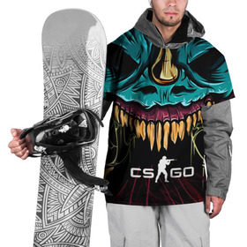 Накидка на куртку 3D с принтом CS GO  hyper beast skin в Тюмени, 100% полиэстер |  | beast | counterstike | csgo | hyper | hyperbeast | m4a1s | steam | винтовка | контра | кс | ксго | шмотки