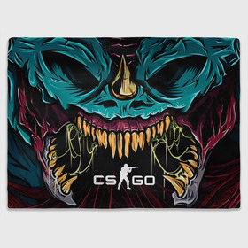 Плед 3D с принтом CS GO  hyper beast skin в Тюмени, 100% полиэстер | закругленные углы, все края обработаны. Ткань не мнется и не растягивается | beast | counterstike | csgo | hyper | hyperbeast | m4a1s | steam | винтовка | контра | кс | ксго | шмотки