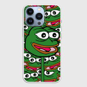 Чехол для iPhone 13 Pro с принтом Good   Sad frog в Тюмени,  |  | bad | dab | frog | good | kek | pepe | sad | кек | лягушка | мем | мемы | пепе | со смыслом | фрог