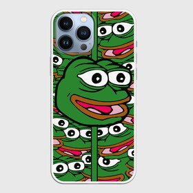 Чехол для iPhone 13 Pro Max с принтом Good   Sad frog в Тюмени,  |  | Тематика изображения на принте: bad | dab | frog | good | kek | pepe | sad | кек | лягушка | мем | мемы | пепе | со смыслом | фрог