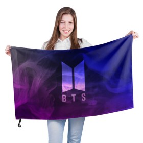 Флаг 3D с принтом BTS LOVE YOURSELF в Тюмени, 100% полиэстер | плотность ткани — 95 г/м2, размер — 67 х 109 см. Принт наносится с одной стороны | bangtan boys | bt21 | bts | bts army | bts stickers | j hope | jimin | jin | jungkook | k pop | rap monster | rapmon | suga | v | бтс | корея | стикеры bts