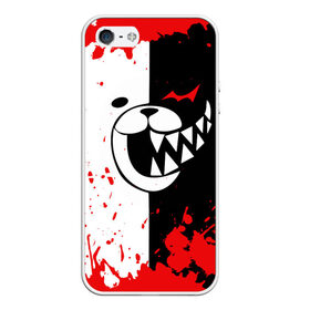 Чехол для iPhone 5/5S матовый с принтом MONOKUMA Blood в Тюмени, Силикон | Область печати: задняя сторона чехла, без боковых панелей | ahegao | anime | bear | blood | danganronpa | derector | despair | girls | happy | havoc | manga | monokuma | panda | red | robot | trigger | ultra | аниме | ахегао | директор | кровь | манга | медведь | монокума | панда | робот