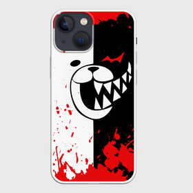 Чехол для iPhone 13 mini с принтом MONOKUMA Blood в Тюмени,  |  | ahegao | anime | bear | blood | danganronpa | derector | despair | girls | happy | havoc | manga | monokuma | panda | red | robot | trigger | ultra | аниме | ахегао | директор | кровь | манга | медведь | монокума | панда | робот