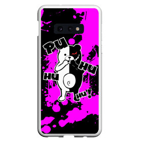 Чехол для Samsung S10E с принтом MONOKUMA Puhuhuhu в Тюмени, Силикон | Область печати: задняя сторона чехла, без боковых панелей | ahegao | anime | bear | blood | danganronpa | derector | despair | girls | happy | havoc | manga | monokuma | panda | red | robot | trigger | ultra | аниме | ахегао | директор | кровь | манга | медведь | монокума | панда | робот