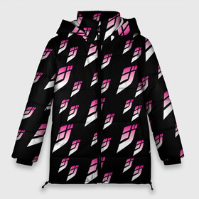 Женская зимняя куртка 3D с принтом JOJO Bizzare Adventure в Тюмени, верх — 100% полиэстер; подкладка — 100% полиэстер; утеплитель — 100% полиэстер | длина ниже бедра, силуэт Оверсайз. Есть воротник-стойка, отстегивающийся капюшон и ветрозащитная планка. 

Боковые карманы с листочкой на кнопках и внутренний карман на молнии | adventure | anime | bizzare | jo jo | jojo | logo | manga | аниме | араки | ахегао | джо | джо джо | джоджо | жижа | жожа | жожо | йойо | лого | манга | мульт | мультфильм | отаку | сериал | символ | хирохико | юри | яой