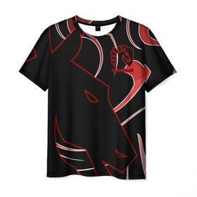 Мужская футболка 3D с принтом Team Liquid в Тюмени, 100% полиэфир | прямой крой, круглый вырез горловины, длина до линии бедер | dota | liquid | team | the international | дота | игры | кибер | ликвид | спорт | тим