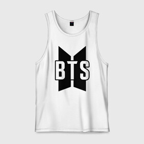 Мужская майка хлопок с принтом BTS в Тюмени, 100% хлопок |  | bangtan boys | bt21 | bts | bts army | bts stickers | j hope | jimin | jin | jungkook | k pop | rap monster | rapmon | suga | v | бтс | корея | стикеры bts