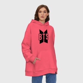 Худи SuperOversize хлопок с принтом BTS в Тюмени, 70% хлопок, 30% полиэстер, мягкий начес внутри | карман-кенгуру, эластичная резинка на манжетах и по нижней кромке, двухслойный капюшон
 | bangtan boys | bt21 | bts | bts army | bts stickers | j hope | jimin | jin | jungkook | k pop | rap monster | rapmon | suga | v | бтс | корея | стикеры bts