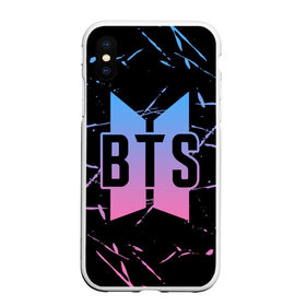 Чехол для iPhone XS Max матовый с принтом BTS LOVE YOURSELF в Тюмени, Силикон | Область печати: задняя сторона чехла, без боковых панелей | bangtan boys | bt21 | bts | bts army | bts stickers | j hope | jimin | jin | jungkook | k pop | rap monster | rapmon | suga | v | бтс | корея | стикеры bts