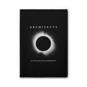 Обложка для автодокументов с принтом Architects в Тюмени, натуральная кожа |  размер 19,9*13 см; внутри 4 больших “конверта” для документов и один маленький отдел — туда идеально встанут права | Тематика изображения на принте: all our gods have abandoned us | architects | daybreaker | lost forever lost together | группы | метал | музыка | рок