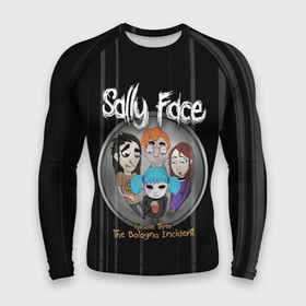 Мужской рашгард 3D с принтом Sally Face Episode Three в Тюмени,  |  | blue | face | fisher | game | games | gizmo | hair | larry | mask | sally | волосы | гизмо | голубые | игра | игры | ларри | маска | протез | сали | салли | синие | синий | триллер | ужасы | фейс | фишер | фэйс | хоррор