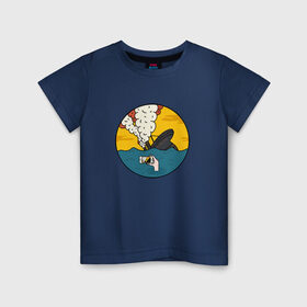 Детская футболка хлопок с принтом Social Catastrophe в Тюмени, 100% хлопок | круглый вырез горловины, полуприлегающий силуэт, длина до линии бедер | айфон | инстаграм | катастрофа | общение | социальная сеть | социум | съемка | титаник | фото