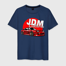 Мужская футболка хлопок с принтом JDM Culture в Тюмени, 100% хлопок | прямой крой, круглый вырез горловины, длина до линии бедер, слегка спущенное плечо. | japan | jdm | nissan | авто | машины | ниссан | япония