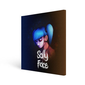 Холст квадратный с принтом SALLY FACE в Тюмени, 100% ПВХ |  | blue | face | fisher | game | games | gizmo | hair | larry | mask | sally | волосы | гизмо | голубые | игра | игры | ларри | маска | протез | сали | салли | синие | синий | триллер | ужасы | фейс | фишер | фэйс | хоррор