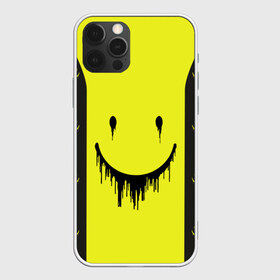 Чехол для iPhone 12 Pro Max с принтом Смайлик в Тюмени, Силикон |  | краска | смайл | течёт | улыбка. рожица. лицо