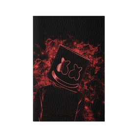 Обложка для паспорта матовая кожа с принтом Marshmello в Тюмени, натуральная матовая кожа | размер 19,3 х 13,7 см; прозрачные пластиковые крепления | marshmello | диджей | клуб | клубная музыка | маршмеллоу | маршмэлло | маршмэллоу | музыка | электронная