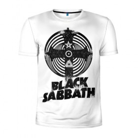 Мужская футболка 3D спортивная с принтом Black Sabbath в Тюмени, 100% полиэстер с улучшенными характеристиками | приталенный силуэт, круглая горловина, широкие плечи, сужается к линии бедра | black sabbath | hard rock | heavy metal | блэк сабат | группы | метал | музыка | оззи осборн | рок | хард рок | хэви метал