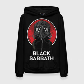 Женская толстовка 3D с принтом Black Sabbath в Тюмени, 100% полиэстер  | двухслойный капюшон со шнурком для регулировки, мягкие манжеты на рукавах и по низу толстовки, спереди карман-кенгуру с мягким внутренним слоем. | black sabbath | hard rock | heavy metal | блэк сабат | группы | метал | музыка | оззи осборн | рок | хард рок | хэви метал