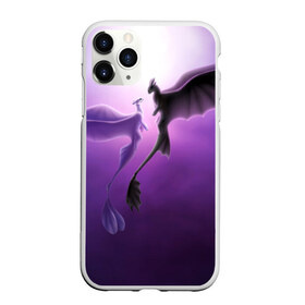 Чехол для iPhone 11 Pro матовый с принтом как приручить дракона в Тюмени, Силикон |  | light fury | night fury | беззубик | дракон | как приручить дракона | ночная фурия