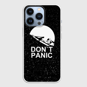 Чехол для iPhone 13 Pro с принтом DON T PANIC в Тюмени,  |  | don t panic | elon mask | galaxy | nasa | space x | stars | галактика | звезды | знаменитости | илон маск | космос | не паникуйте