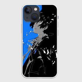 Чехол для iPhone 13 mini с принтом Makoto Yuki   Persona 5 в Тюмени,  |  | anime | game | makoto yuki | persona 5 | yuki | аниме | игра персонаж | мужчина | человек