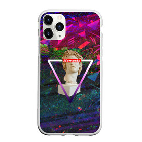 Чехол для iPhone 11 Pro Max матовый с принтом Memesis в Тюмени, Силикон |  | memesis | retrowave | vaporwave | webpunk | вебпанк | вэйпорвэйв | мемесис | ретровэйв